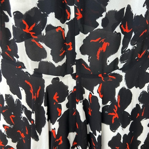 A.L.C. Nello Handkerchief Hem Floral Silk Dress Bohemian Cottagecore Fairy Sz 2 - Picture 10 of 10